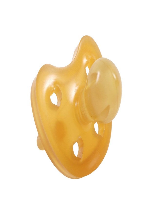 SWEETIE Rubber Pacifier Natural Rubber Pacifier Rounded Heart Shape Rubber 1 Count Original Natural Rubber Pacifier (12-18 Large) - Image 2